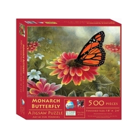 Suns Out 500pc Monarch Butterfly Jigsaw Puzzle