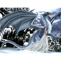 Suns Out 1000pc Ice Dragon Jigsaw Puzzle
