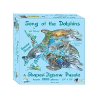 Suns Out 1000pc Song of The Dolphins *Shaped* Jigsaw Puzzle