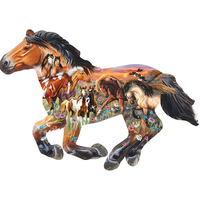 Suns Out Pasture Sunset *Shaped* Jigsaw Puzzle