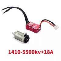 Surpass Rocket V2 Green Mini-Z 1410 brushless motor 5500kv w/Red 18A ESC combo set