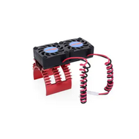 Surpass 60*30*40 red + black fan for 1/10 motor Red
