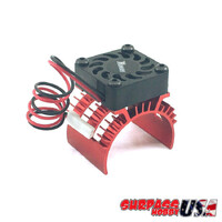 Surpass Cooling fan 5-8.45V for 1/10 motor Red