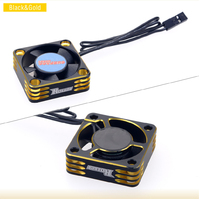 Surpass Hobby Rocket Aluminium cooling fans 30x30mm 28000RPM @5.8V-8.4V Black & Gold