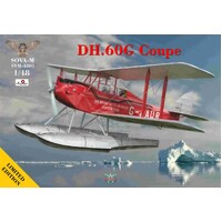 Sova-M 1/48 DH.60G Coupe (British Polar expedition) + beaching trolley Plastic Model Kit 4801