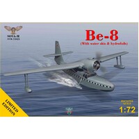 Sova-M 1/72 Be-8 amphibian aircraft (with water skis & hydrofoils) Plastic Model Kit [72025]