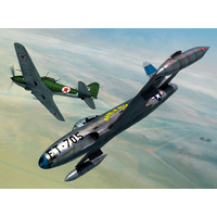 Sword 1/72 Lockheed P-80C vs Ilyushin IL-10 over Korea 2 in 1 series Plastic Model Kit