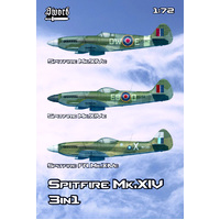 Sword 1/72 Spitfire Mk.XIV 3 in 1 Plastic Model Kit