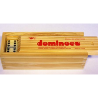 Dominoes Double 6 Wood Case T1040EA