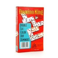 Dominoes King Double 6 Coloured dots spinners