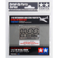 Tamiya 1/48 A6M Zero Detail Up Parts Set 12624