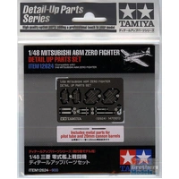 Tamiya 1/48 A6M Zero Detail Up Parts Set 12624