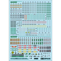 Tamiya 1/35 German WWII Military Insignia Decal Set for 1/16 1/35 Figures 12625