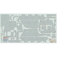 Tamiya 1/35 Brummbaer LP Zimmerit Sheet 12673