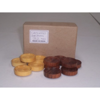 Checkers/Draughts Pieces Sheesham 32mm T1522
