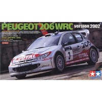 Tamiya 1/24 Peugeot 206 WRC 2002 Tour de Corse Plastic Model Kit