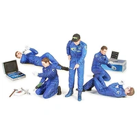 Tamiya 1/24 Rally Mechanics Set 5 Figures 24266