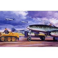 Tamiya 1/48 Messerschmitt ME262 A-2A with Kettenkraftrad Plastic Model Kit
