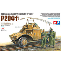 Tamiya 1/35 German Armoured Railway Vehicle P204 (f) Plastic Model Kit