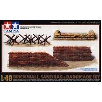 Tamiya 1/48 Brick Wall / Sand Bag / Barricades 32508