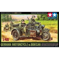 Tamiya 1/48 German Bike & Sidecar 32578