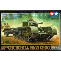 Tamiya 1/48 Churchill Mk.VII Crocodile Tank Plastic Kit 32594