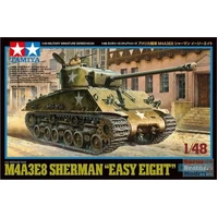 Tamiya 1/48 U.S. M4A3E8 Sherman Easy Model Eight Tank 32595