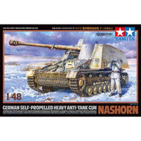 Tamiya 1/48 German Self Propelled Heavy Anti-Tank Gun Nashorn Plastic Model Kit