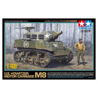 Tamiya 1/48 U.S. Howitzer Motor Carriage M8 Plastic Model Kit