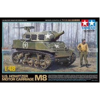 Tamiya 1/48 U.S. Howitzer Motor Carriage M8 Plastic Model Kit
