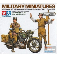 Tamiya 1/35 British BSA M20 Motorcycle w/ Military Police 35316