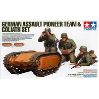 Tamiya 1/35 German Assault Pioneer Team & Goliath Set 35357