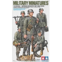 Tamiya 1/35 German Infantry Set (Mid -WWII) 35371 Plastic Model Kit