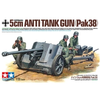 Tamiya 1/35 German Anti-Tank Gun PAK38 Plastic Model Kit