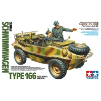 Tamiya 1/35 German Schwimmwagen T166 Wide Wheel Version Plastic Model Kit