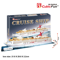 3D Cubic Fun Cruise Ship