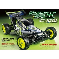 Tamiya 1/10 RC Plasma Edge II - Prepainted Gun Metal RC Buggy Kit