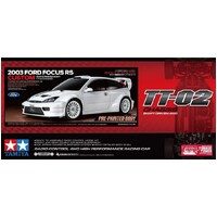 Tamiya 1/10 RC 2003 Ford Focus RS - Prepainted White