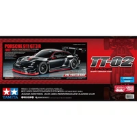 Tamiya 1/10 911 GT3 R (992) (TT-02) - Limited Edition Black Painted Body Shell 4WD RC Car Kit
