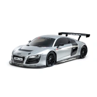 Tamiya 1/10 Audi R8 LMS 2008 (TT-02) Limited Edition Silver Painted Body RC Car Kit