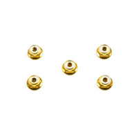 Tamiya Anodized Flange Locknut (Gold) (5Pces) 53161