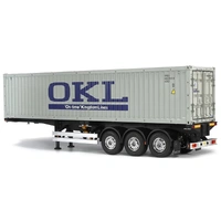 Tamiya 1/14 RC 40ft Container 3-Axle Semi-Trailer for Trailer Trucks RC Model