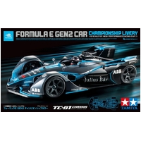 Tamiya RC 1/10 Formula E Gen2 TC-01 Car Kit - Championship Livery T58681