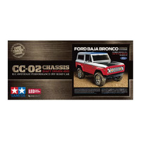 Tamiya 1/10 CC-02 Ford Bronco Baja 4WD Electric Rock Crawler Kit