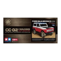 Tamiya 1/10 CC-02 Ford Bronco Baja 4WD Electric Rock Crawler Kit