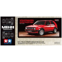Tamiya 1/10 RC Volkswagen Golf II GTI 16V MB-01 Chassis RC Car Kit