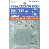 Tamiya Fine Drill Set (0.3 0.4 0.5 0.6 0.8mm) 74044