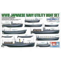 Tamiya 1/350 WWII Japanese Navy Utility Boat Set 78026