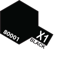 Tamiya Enamel X-1 Black 10mL Paint 80001