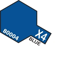 Tamiya Enamel X-4 Blue 10mL Paint 80004